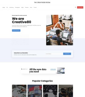 Webseite für den kreativen Blog