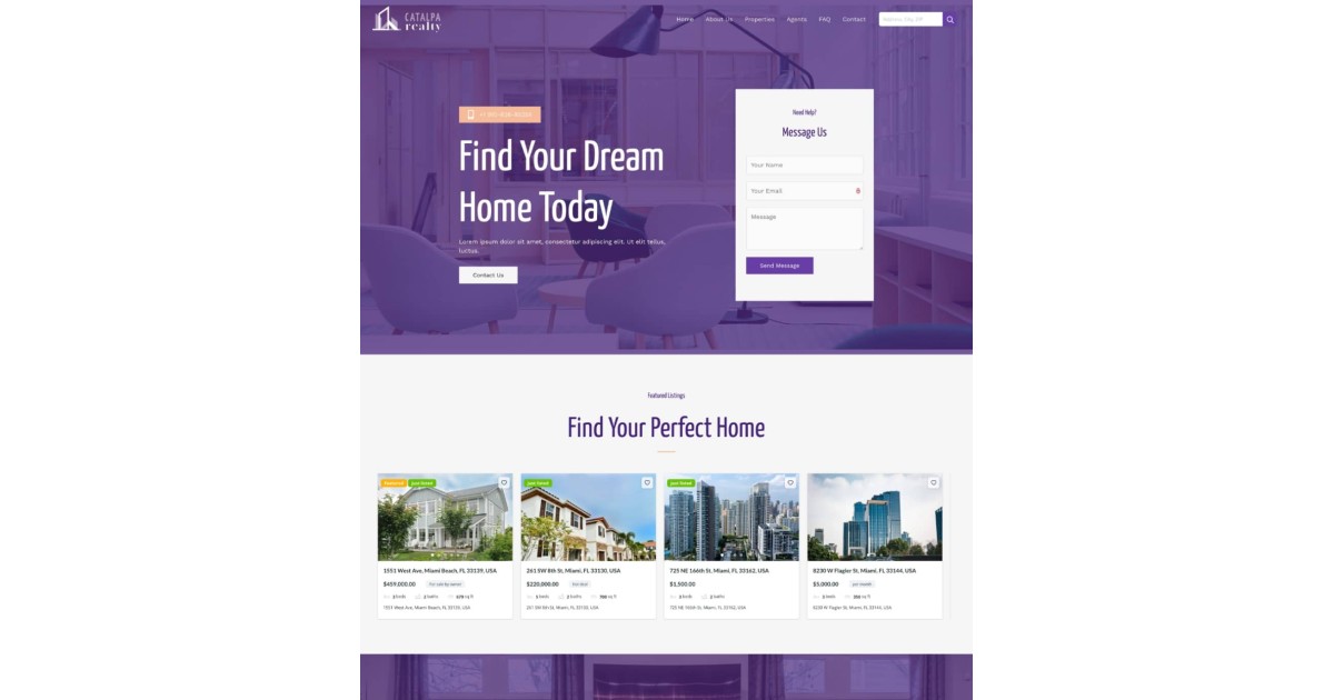 Estate Agent Website