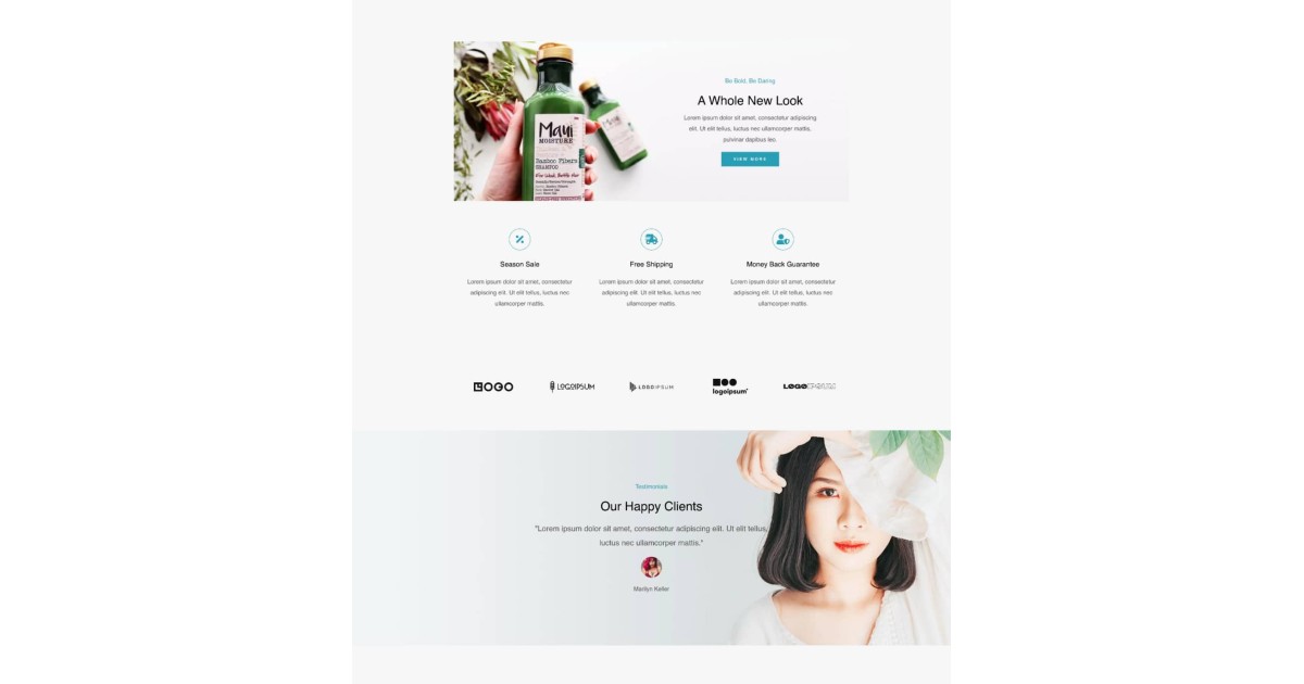 Premium Beauty Store E-Commerce-Website 1