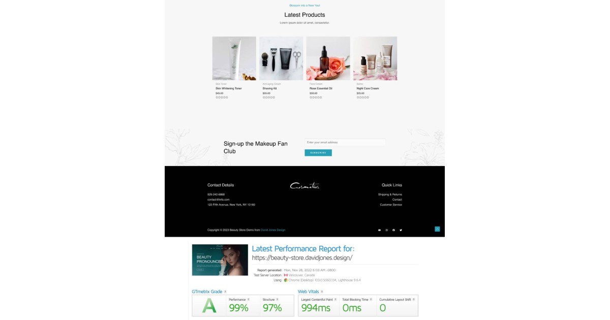 Premium Beauty Store E-Commerce-Website 2