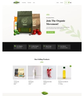 Organic Store Website