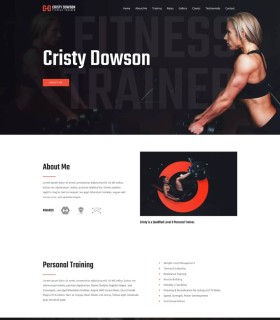Personal Fitness Trainer Website