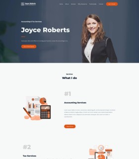 Buchhalterdienstleistungs-Website