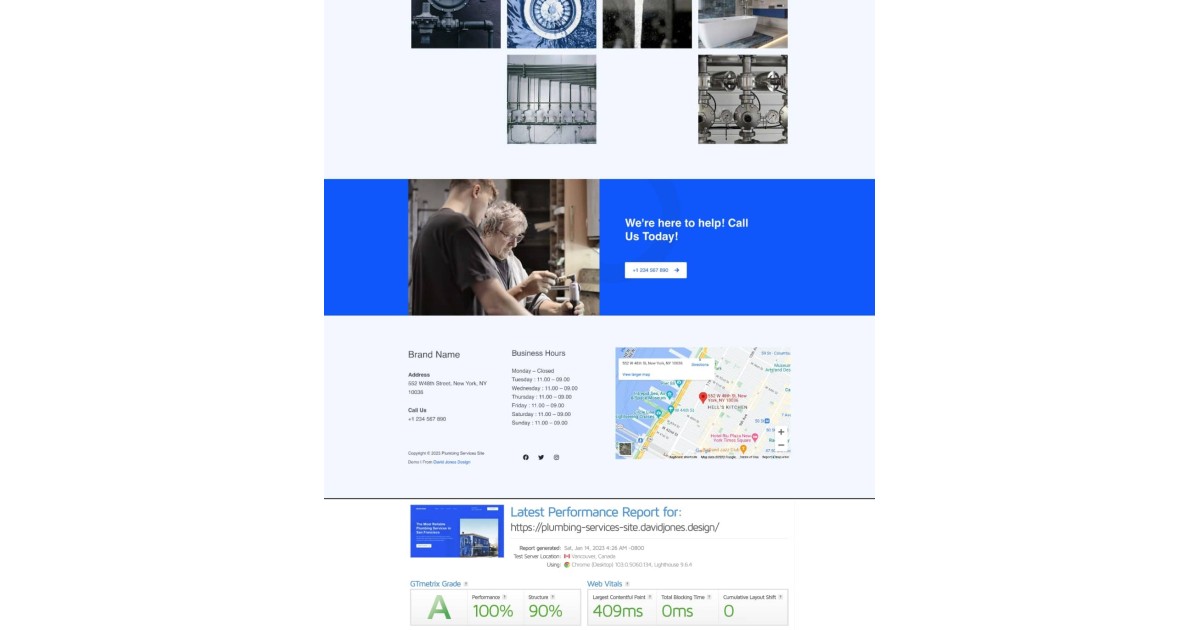 Plumbing Services Website