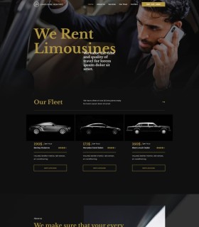 Car & Limo Rental Website