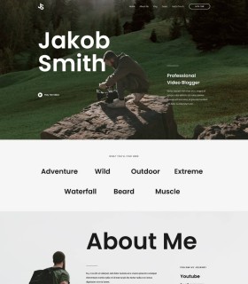 Video-Blogger-Landingpage