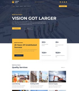Construction Company Website