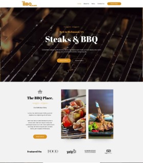 Steak & BBQ Restaurant Website
